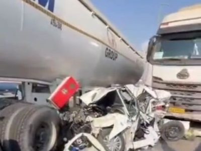 تصادف وحشتناک در بندر شهید رجایی