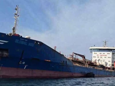 توقیف نفتکش خارجی با ۶ میلیون لیتر سوخت قاچاق در دریای عمان/ بازداشت ۱۸ متهم + فیلم و تصاویر