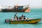 توقیف ۵ لنج صیادی غیر مجاز و کشف بیش از ۵ تن آبزیان صید شده در کیش