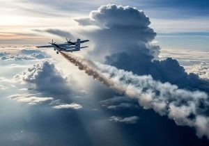 عملیات گسترده هوایی نیروی هوافضای سپاه برای بارورسازی ابرها