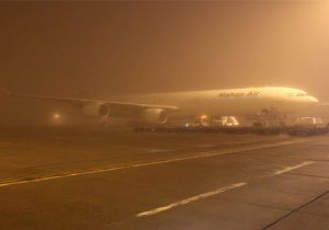 لغو شدن پروازهای فرودگاه اهواز به دلیل مه گرفتگی