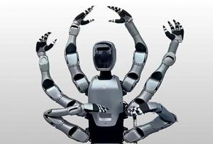 کارگر فوقالعاده چینی رونمایی شد: ربات ۶ دست که ۳۰٪ بیشتر از انسان کار میکند