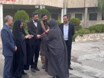 گلی کوهکن از زندان آزاد شد + فیلم