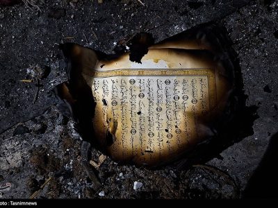 اغتشاشگران به ‌اماکن مذهبی رحم نکردند/‌مسجد مهدویه در آتش سوخت