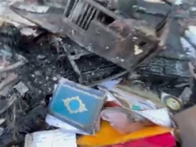 اغتشاشگران حرمت قرآن را هم شکستند/ ‌حمله به مسجدی در بجنورد+فیلم