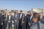 بازدید وزیر راه و شهرسازی از پروژه کریدور شرق به غرب سیستان و بلوچستان