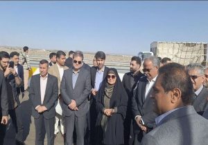 بازدید وزیر راه و شهرسازی از پروژه کریدور شرق به غرب سیستان و بلوچستان