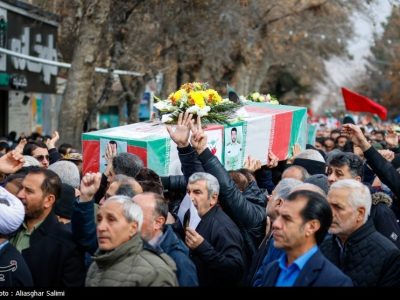 برگزاری مراسم وداع با شهدا امنیت در ساری