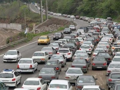 ترافیک پرحجم در چالوس| بارش برف و باران در اکثر جادههای کشور