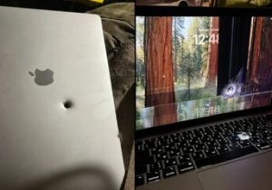 ترکش به مکبوک خورد و جان سرباز را نجات داد / عکس