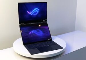 مهندسی خیره‌کننده ایسوس/ این لپ‌تاپ عجیب، دو نمایشگر بزرگ دارد