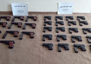 اختصاصی|انهدام باند قاچاق سلاح در سروآباد/ کشف ۴۲ قبضه سلاح جنگی