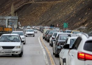 انسداد جاده چالوس برای تعمیرات