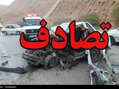 تصادف اتوبوس با یک کشته و ۲۷ مجروح در جاده نی‌ریز