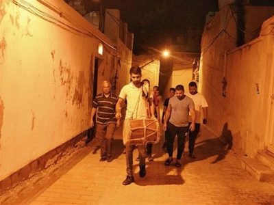 دُم دُم سحری، یکی از سنت‌های بوشهری‌ها در ماه رمضان+فیلم