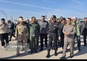 سردار رادان به جمع زائران راهیان نور پیوست