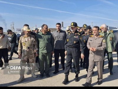 سردار رادان به جمع زائران راهیان نور پیوست