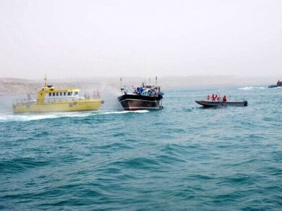 کشف ۷۶ میلیارد ریال انواع کالای قاچاق در آب‌های قشم