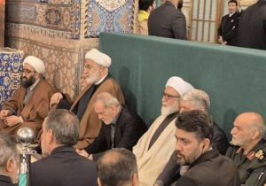 گرامیداشت چهلم شهدای اغتشاشات با حضور رئیس جمهور در حرم مطهر رضوی