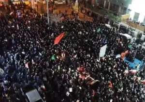 اجماع هزاران نفری مردم زاهدان در خون‌خواهی امام خامنه‌ای+ فیلم