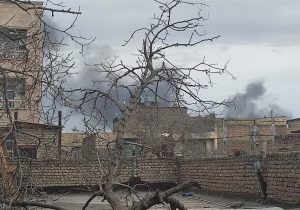 اصابت پرتابه به یک مخزن سوخت در محدوده فرودگاه مشهد