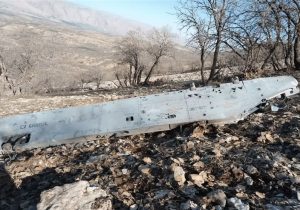 انهدام پهپاد پیشرفته هرمس ۹۰۰ اسرائیلی در شهرستان سیروان