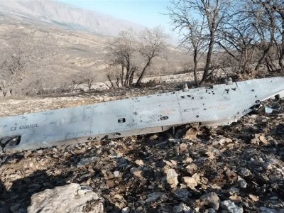 انهدام پهپاد پیشرفته هرمس ۹۰۰ اسرائیلی در شهرستان سیروان