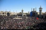 تشییع حماسی ۸ شهید حملات آمریکا در قم؛ مردم خواستار انتقام شدند+فیلم