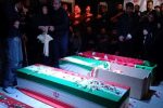تشییع ۶ شهید در قزوین با حضور مردم عزادار و غیور