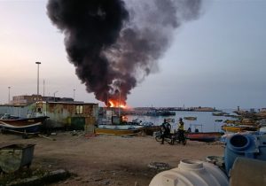 حمله صهیونی آمریکایی به شناور یدک‌کش شخصی در بندر دیر