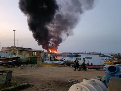 حمله صهیونی آمریکایی به شناور یدک‌کش شخصی در بندر دیر