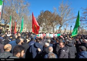 همراهی تا آرامگاه ابدی؛ تشییع دومین گروه شهدای جنگ رمضان در اصفهان