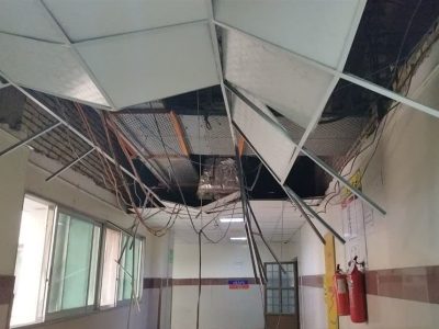 وضعیت بیمارستان امام علی اندیمشک پس از حمله آمریکایی ـ صهیونی‌‌+فیلم