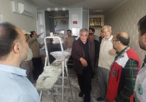 بازدید اعضای کمیسیون شوراها از روند بازسازی مناطق آسیب دیده در جنگ