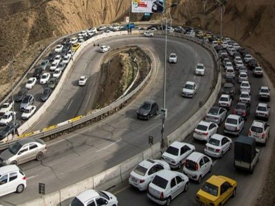 ترافیک در محورهای هراز و کندوان پرحجم شد