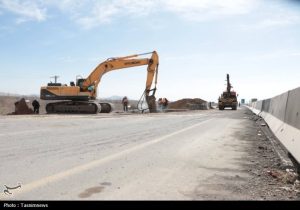 خسارت سنگین حمله آمریکایی ـ صهیونی به آزادراه کرمانشاه ـ بیستون ـ حمیل