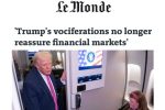 لوموند فرانسه: فریادهای ترامپ دیگر بازارهای مالی را آرام نمی‌کند