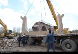 مهندسان ایرانی در میدان مقاومت ستونهای پل امینآباد را برپا کردند