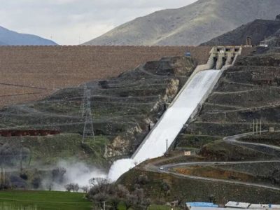 یکی دیگر از سدهای کشور سرریز شد