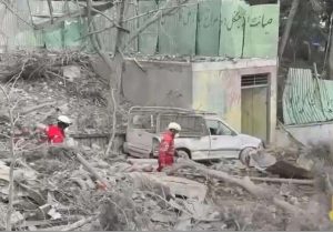 بازدید سفرای خارجی از آثار حمله آمریکا به سازمان منابع طبیعی ایران