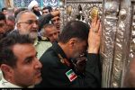 تشرف سردار رادان به زیارت حرم حضرت معصومه(س)+ عکس
