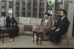 حضور آیت الله اعرافی در منزل وزیر شهید اطلاعات