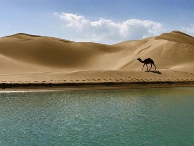 سفر به روستایی که جهان را شگفت‌زده می‌کند/تلاقی دریا و کویر در درک!