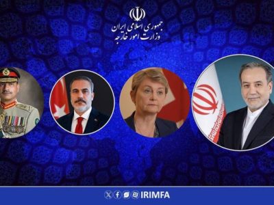 تماس‌های عراقچی با وزرای خارجه انگلیس، ترکیه و فرمانده ارتش پاکستان