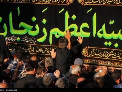 دسته زینبیه اعظم آغاز شد/زنجان در مسیر پیام‌آور کربلا