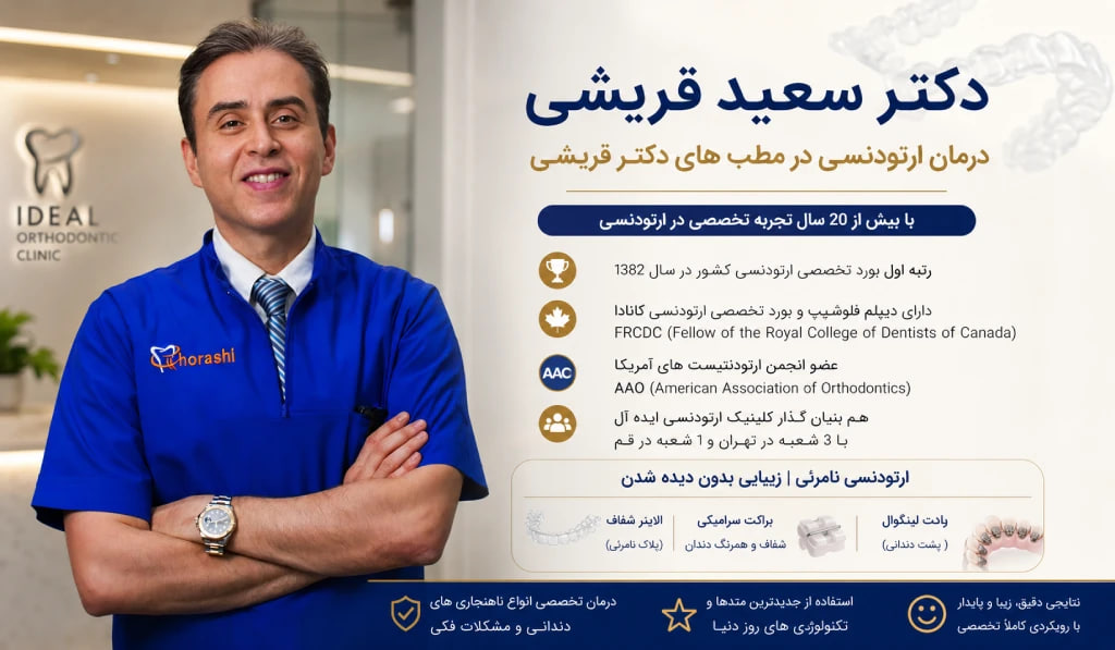 راهنمایی جامع ارتودنسی نامرئی بهترین متخصص ارتودنسی نامرئی