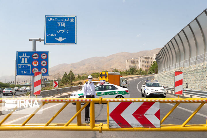 اعمال محدودیت تردد در جاده چالوس و آزادراه تهران - شمال اعمال محدودیت تردد در جاده چالوس و آزادراه تهران – شمال