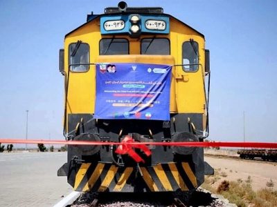 قطار ترانزیتی چین ــ ایران ــ افغانستان راهاندازی شد