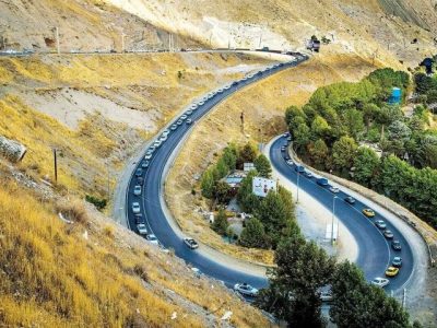 محدودیت شبانه در محور هراز از امروز| ۲۰ روز انسداد برای روشنایی تونل‌ها