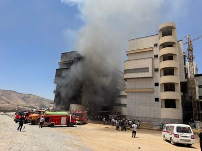 مهار حریق در بیمارستان نیایش / جزئیات حادثه در خرمآباد